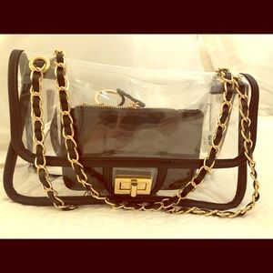 Chanel-Style clear bag